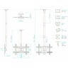 Потолочный кронштейн Onkron N1L (чёрный)