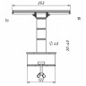 Кронштейн ARTKRON Shelf Rotation ST-25