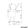 Рабочее место, стол оператора ARTKRON Dream-48005