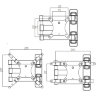 Кронштейн Uniteki FM1618 (чёрный) 