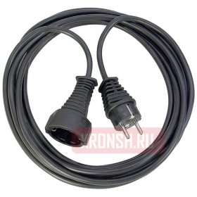 Удлинитель Brennenstuhl (1 розетка, 2 м, чёрный), 1165010015