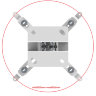 Кронштейн для проектора Uniteki PM-2102W (белый) 