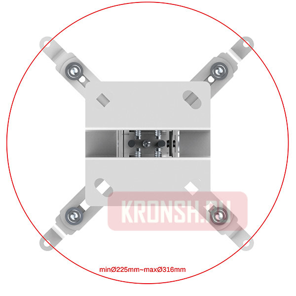 Кронштейн для проектора Uniteki PM-2102W (белый) 