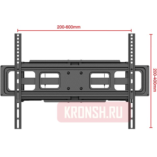 Кронштейн для телевизора Uniteki FM1662B (черный)  