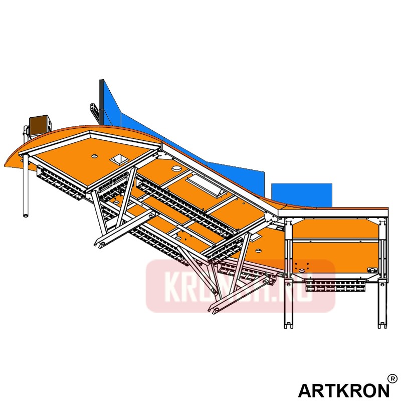 Рабочее место, стол оператора ARTKRON Wave-37871