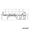 Рабочее место, стол оператора ARTKRON Wave-37871
