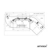 Рабочее место, стол оператора ARTKRON Wave-37871