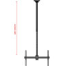 Потолочный кронштейн Uniteki LCD4246B (черный)