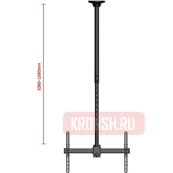 Потолочный кронштейн Uniteki LCD4246B (черный)