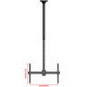 Потолочный кронштейн Uniteki LCD4246B (черный)