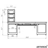 Рабочее место, стол оператора ARTKRON Producer-37039