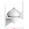 Кронштейны для колонок Uniteki SMP1604W (белый)