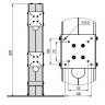 Кронштейн для двух мониторов ARTKRON​ Kraft 210MR