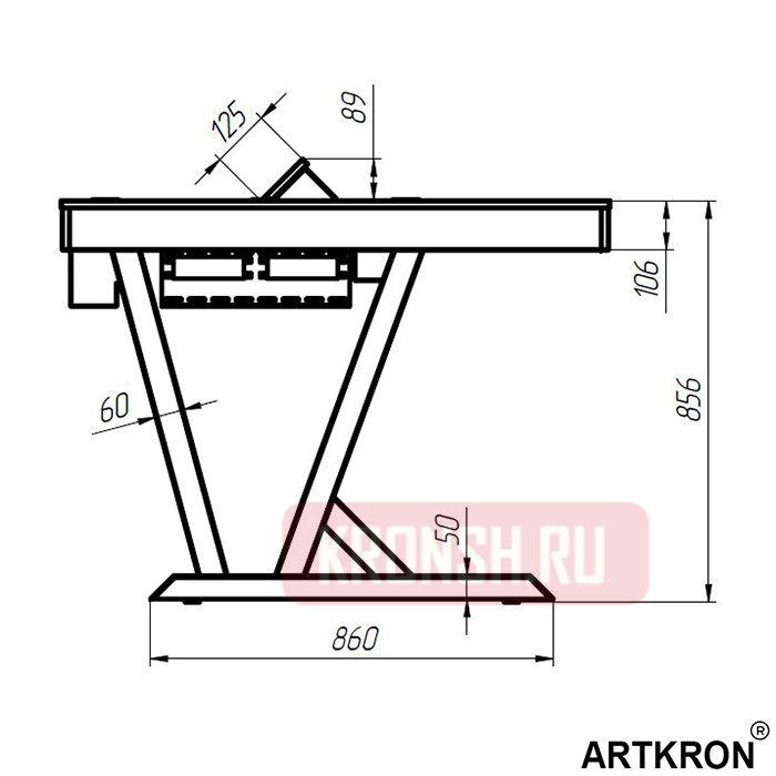 Рабочее место, стол оператора ARTKRON Opera-36903
