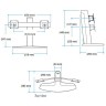 Кронштейн для двух мониторов Ergotron (33-396-085) 