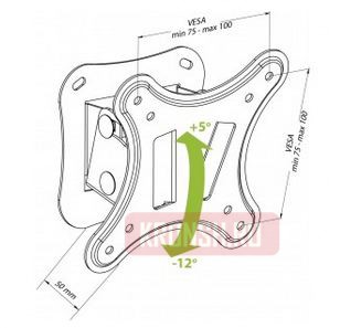 Кронштейн для телевизора Vobix VX-2211B 
