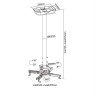 Кронштейн для проектора FIX PRB-20-02L