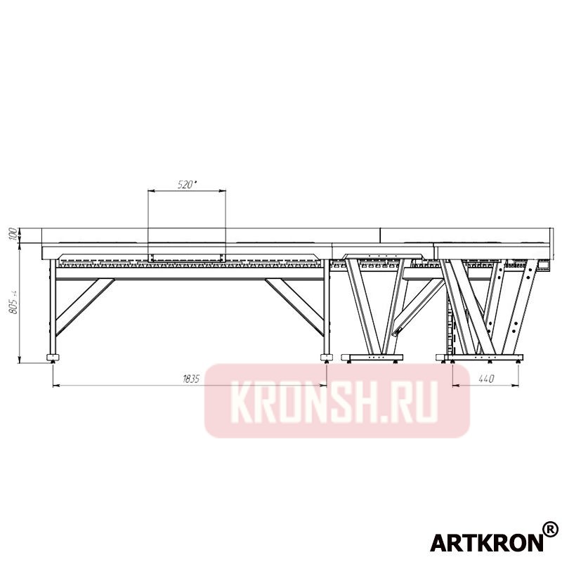 Стол режиссёра ARTKRON Desktop 43218