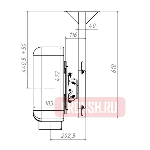 Кронштейн ARTKRON PRJ-610V