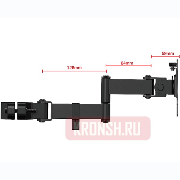 Кронштейн для телевизора Uniteki FMP1075B (черный)