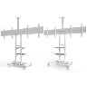 Мобильный стенд для двух телевизоров Onkron TS1881DVW (белая)
