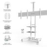 Мобильный стенд для двух телевизоров Onkron TS1881DVW (белая)