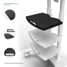 Мобильный стенд для двух телевизоров Onkron TS1881DVW (белая)