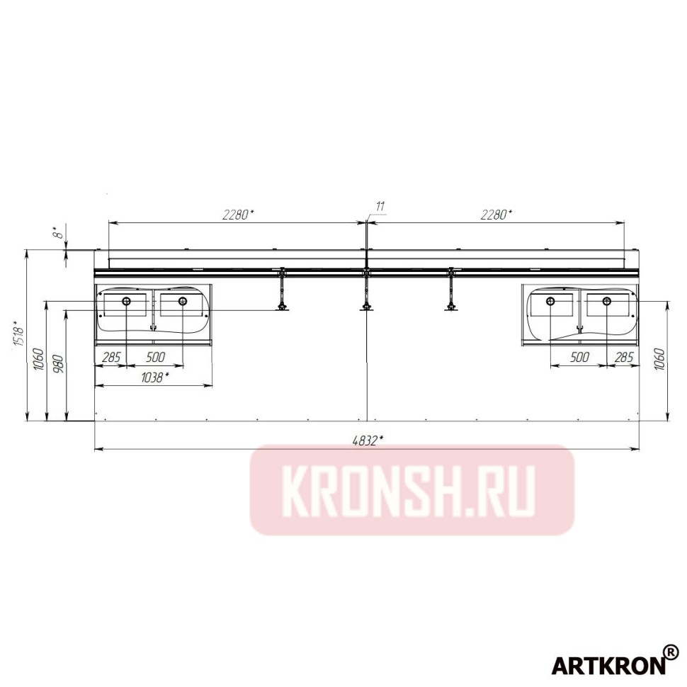 Стол режиссёра ARTKRON Winner-42455
