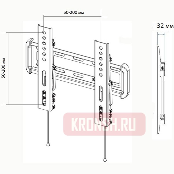Кронштейн для телевизора Hama R1118167