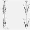 Потолочный кронштейн Wize Pro DSD63