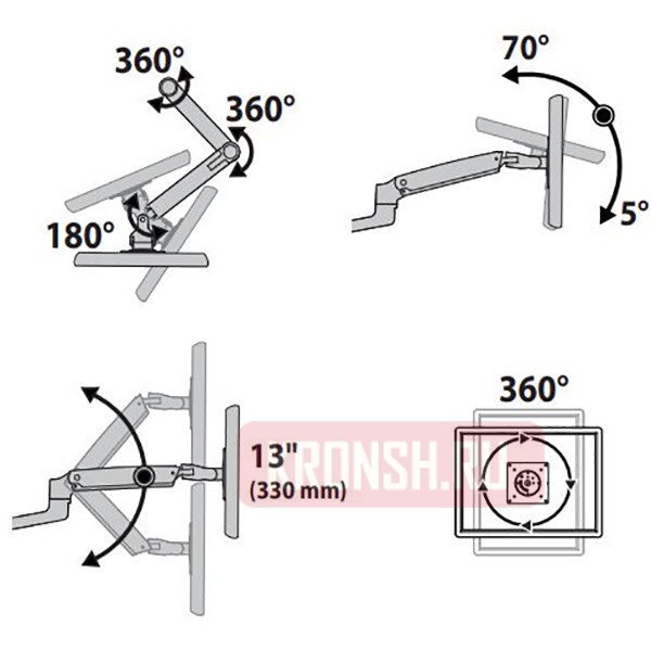 Кронштейн Ergotron 45-549-026