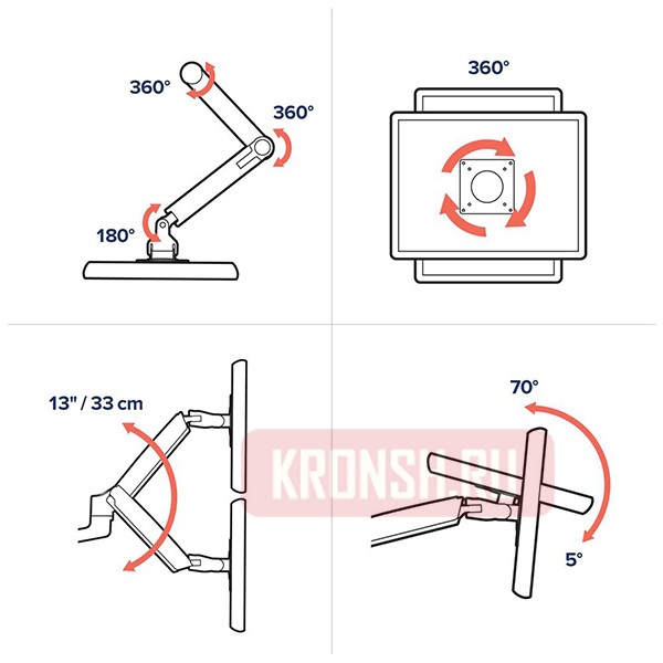 Кронштейн Ergotron 45-549-026