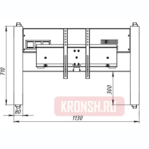 Мобильный стенд ARTKRON FM1 (чёрный) 