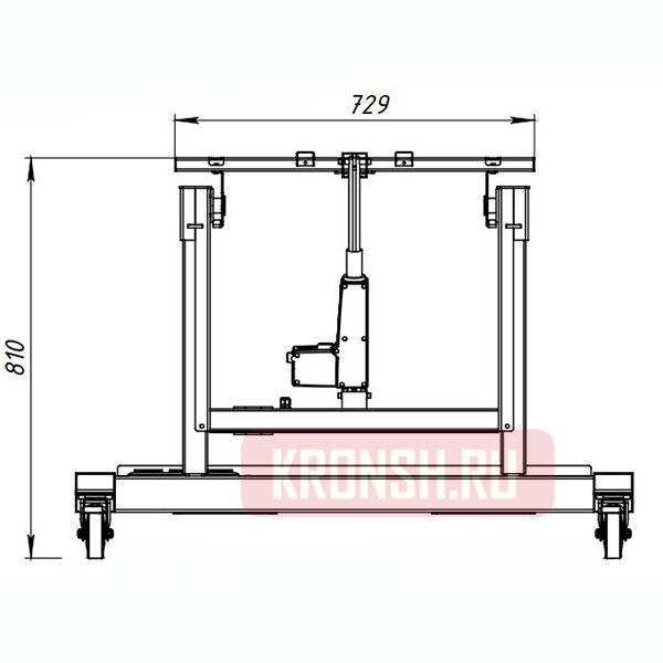 Мобильный стенд ARTKRON FM1 (чёрный) 