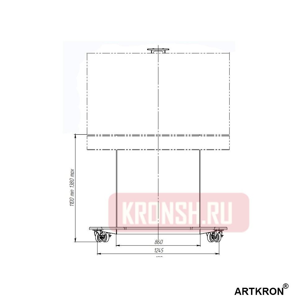 Стойка ARTKRON ВКС VCS-4 (для телевизора) 