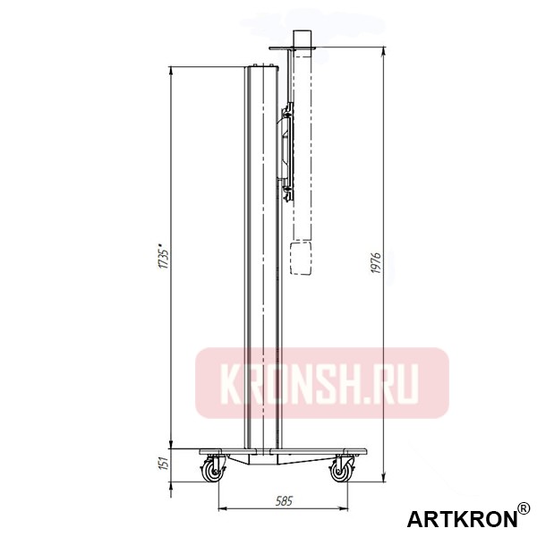 Стойка ARTKRON ВКС VCS-4 (для телевизора) 