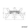 Стойка ARTKRON ВКС VCS-4 (для телевизора) 