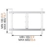 кронштейн Vogels WALL 2345 (белый)