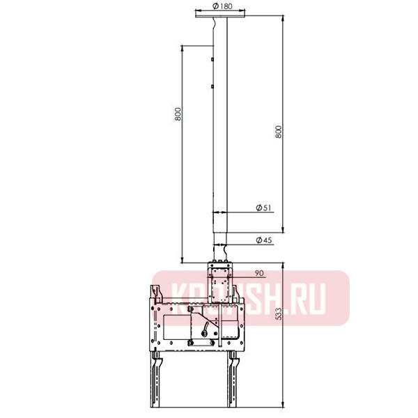 Моторизированный кронштейн ARTKRON Motors-1