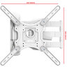 Кронштейн для телевизора Uniteki FML40W (белый)   