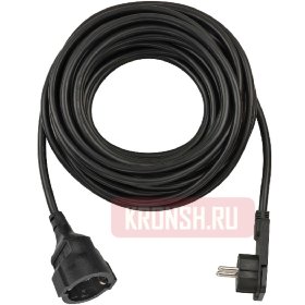 Удлинитель Brennenstuhl (1 розетка, 3 м, чёрный), 1168980030