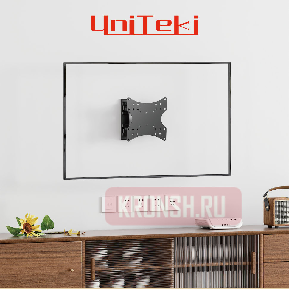 Кронштейн для телевизора Uniteki FM1672B (чёрный)  