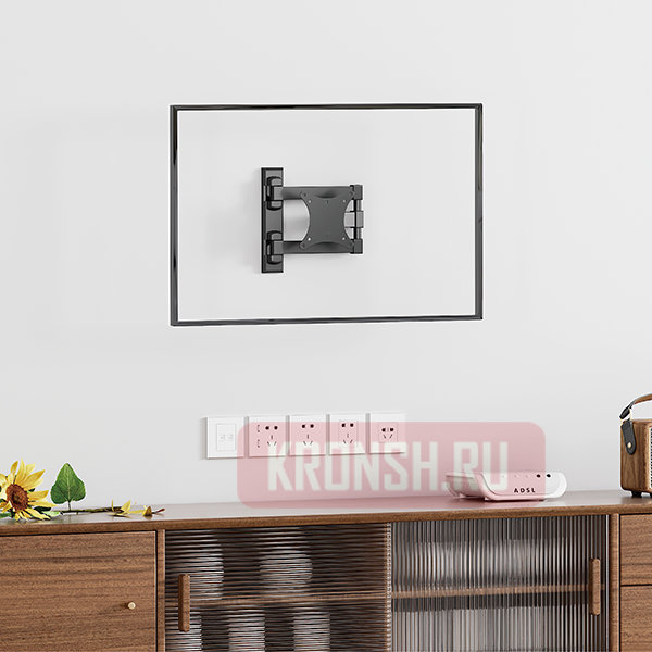 Кронштейн для телевизора Uniteki FM1617B (чёрный)   