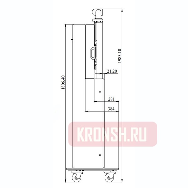 Стойка ARTKRON​ Techno VCS F8