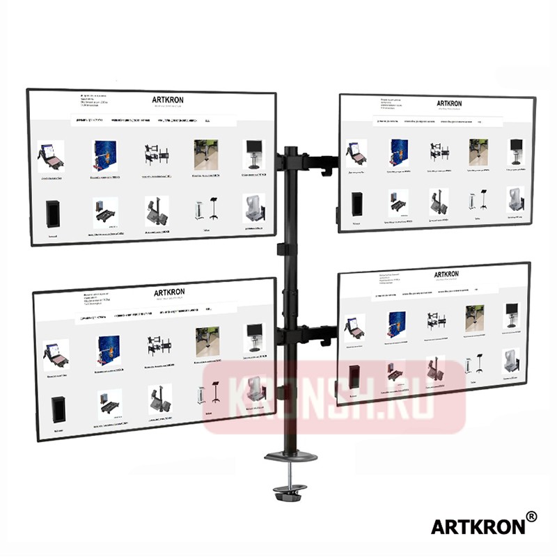 Кронштейн для 4 мониторов ARTKRON​ ST-22G