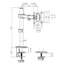 Кронштейн для монитора iTECHmount MTM-02F