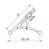 Кронштейн для монитора ARTKRON Touchscreen T1528