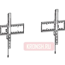 Кронштейн-адаптер Digis DSM-P1784-2 (серебристый)