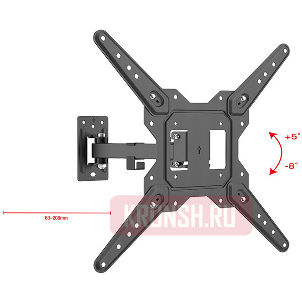 Кронштейн для телевизора Uniteki FM1503B (чёрный)   