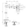 Кронштейн для монитора iTECHmount MTM-03F 